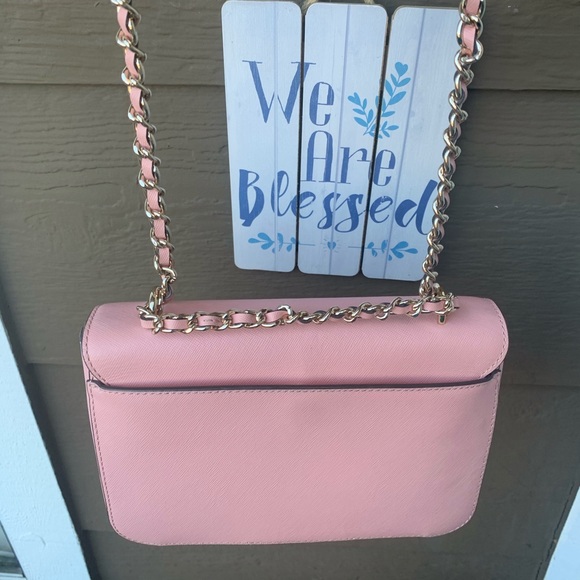 New Tory Burch Saffiano Leather “Channel”Chain Bag - Picture 9 of 16